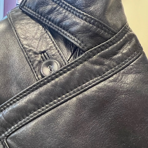 Luca Luca belted lamb skin trench US8 - Picture 7 of 17